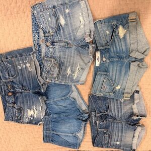 American Eagle and Hollster lot of shorts bundle. Size 4 and 6